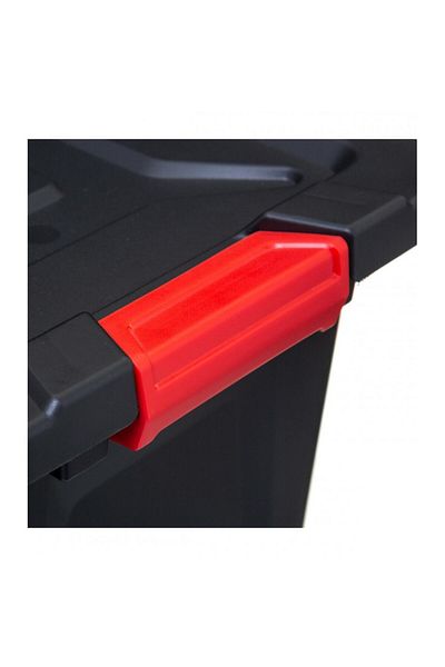 5 five simply smart NLOCK storage box, plastic, 30 liters, 52.7x35.4x26.8 cm
