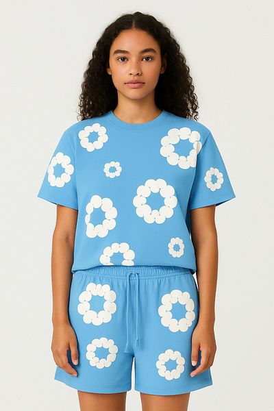 bellanova "Embossed Floral Patterned Women's Double Suit"