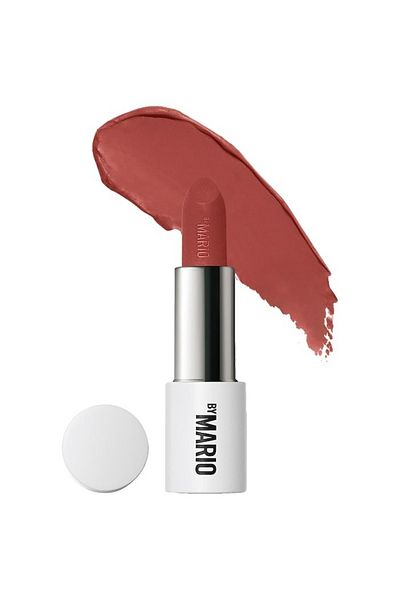 MAKEUP BY MARIO Ultra Suede® Lipstick in Nikki Muted Brick Red Matte Lipstick for Smooth, Soft Lips