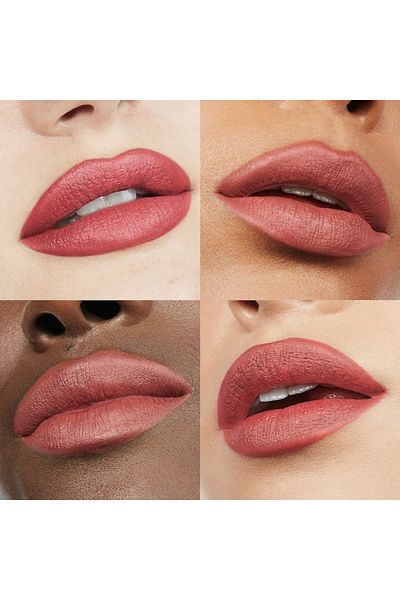 MAKEUP BY MARIO Ultra Suede® Lipstick in Nikki Muted Brick Red Matte Lipstick for Smooth, Soft Lips