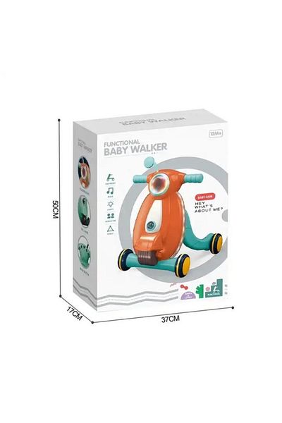 WePro Store Baby Walker with Lights and Sounds, Orange