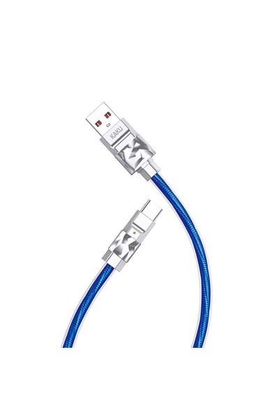REDz Accessories Cablu KSC-956, USB la Tip-C, Compatibil cu iPhone 15/16 și Android, Transfer de date 65W, Albastru