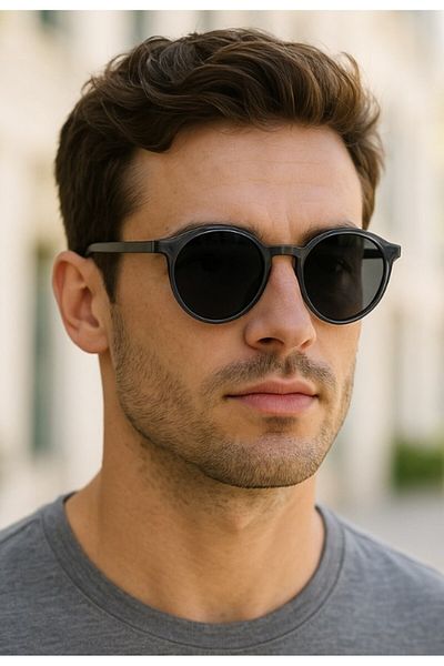 BiTon Toptan Ricky Sunglasses Clear Gray Frame Uv 400 Protection Ce Certified Sunglasses