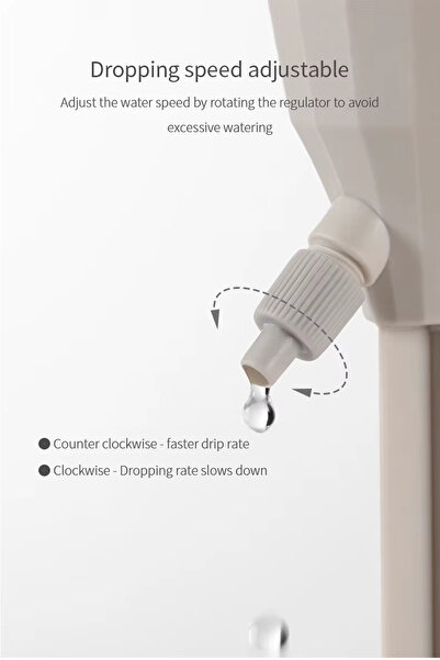Tor Store 3'lü Set Otomatik Ayarlanabilir Çiçek Bitki Saksı Damla Sulama Apar...