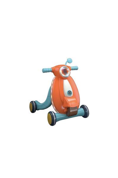 WePro Store Baby walker, 12 months+, orange, 45x43x52 cm, 3 wheels, sound and light effects