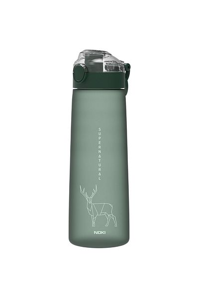 Noki Water Bottle Tritan Auto Cover Soft Touch 730 ml Green
