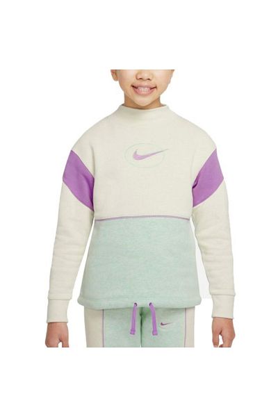 Nike G NSW FLC LS MOCK TOP