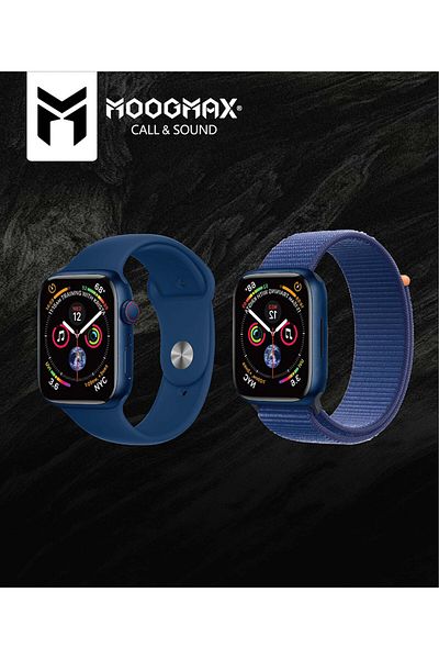 MOOGMAX Series 9 smartwatch is water-resistant, has a high-resolution display, and a battery life of up to 10 days. It supports all notifications.