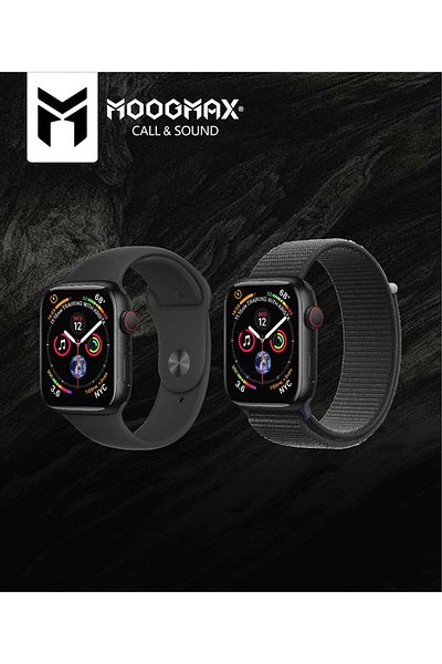 MOOGMAX Series 9 smartwatch is water-resistant, has a high-resolution display, and a battery life of up to 10 days. It supports all notifications.