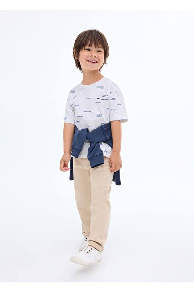 MANGO Baby Κοντομάνικο μπλουζάκι με στάμπα