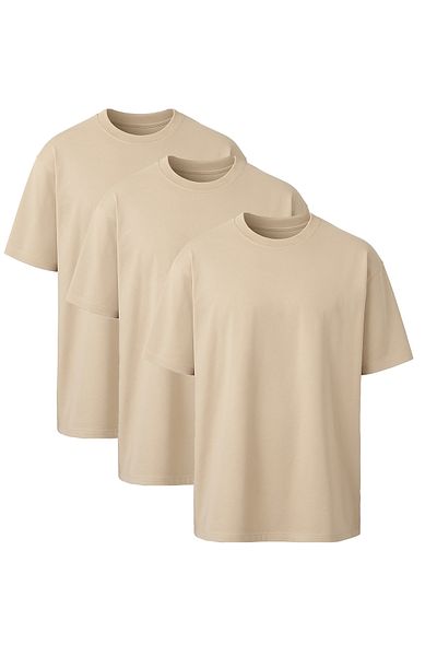 Elvellon Σετ με 3 μπλουζάκια Oversize, Unisex, Ποιοτικό ύφασμα Premium Basic