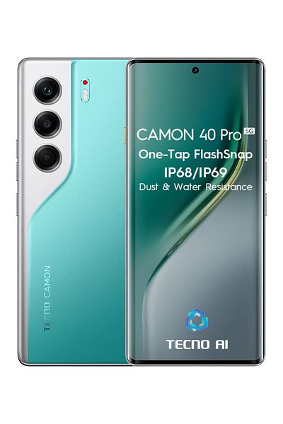 TECNO Camon 40 Pro Dual SIM Galaxy Black 12GB RAM 256GB 5G - International Version