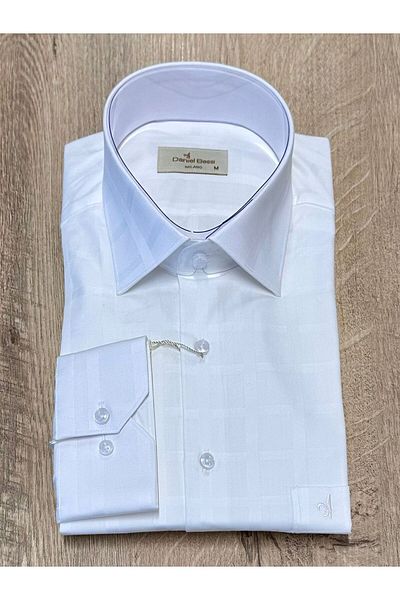 Daniel Bessi Regular Fit 100% Cotton Classic Premium Men's Shirt with Pockets