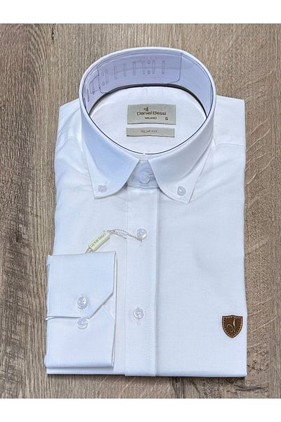 Daniel Bessi Slim Fit 100% Cotton Men's Shirt