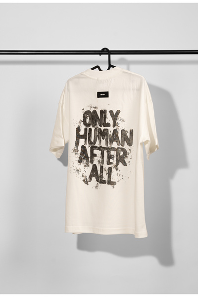 FLFXI "تي شيرت كبير الحجم" إنساني في النهاية