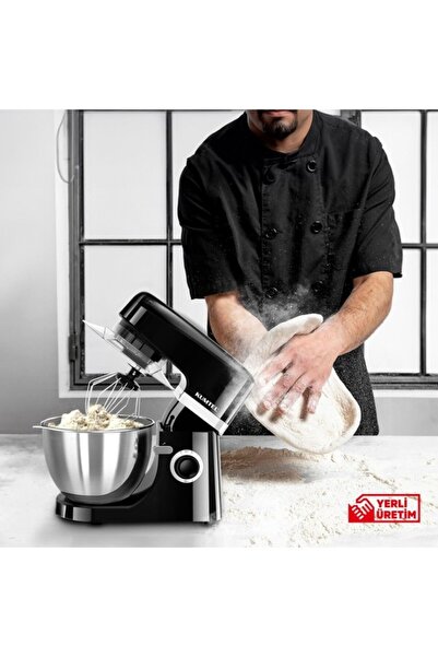 KMTL Siyah Hamur Yoğurma 1800WATT 4.5lt Dondurma Yapma Aprt. Sm-02