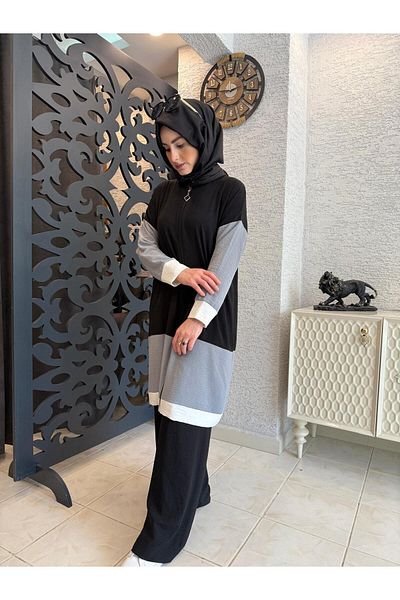 AYSUN AYDEMİR Zipped Summer T-Shirt Tracksuit Set
