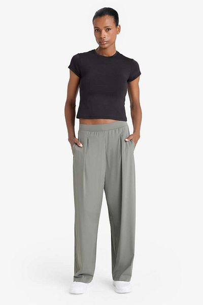 DeFacto New Season Defactofit Straight Fit Wide Leg Standard Length Sportsman Pants