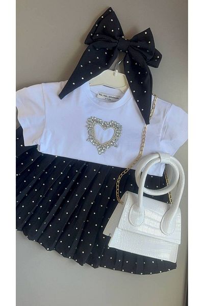 SILA Girl's Holiday Suit Skirt Bag T-Shirt Buckle