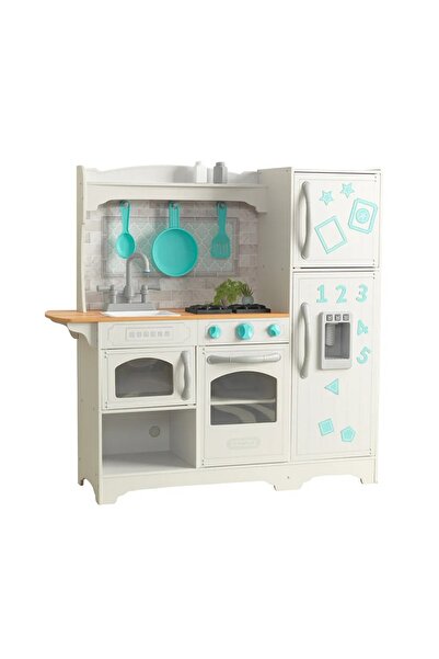 KIDKRAFT Countryside Oyun Mutfağı,Gerçekçi Özelliklerle Kırsal Tarzda Mutfak ...