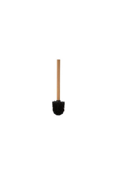 5 five simply smart Toilet brush Black bamboo, support 11.6 x 38 cm