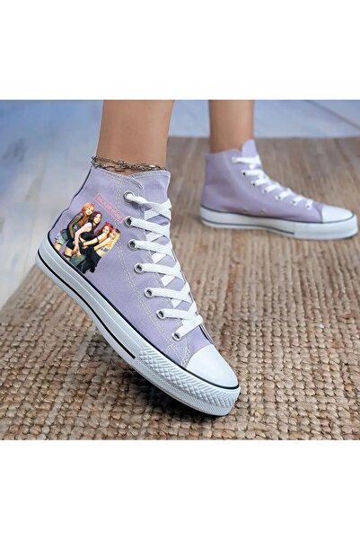Ymn ayakkabı Pantofi sport cu imprimeu Black Pink, lila, până la gleznă, pant...