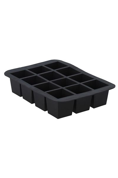 Excellent Houseware Formă de gheață Dinan cu 12 cuburi, silicon, 19 x 14 x 4 cm