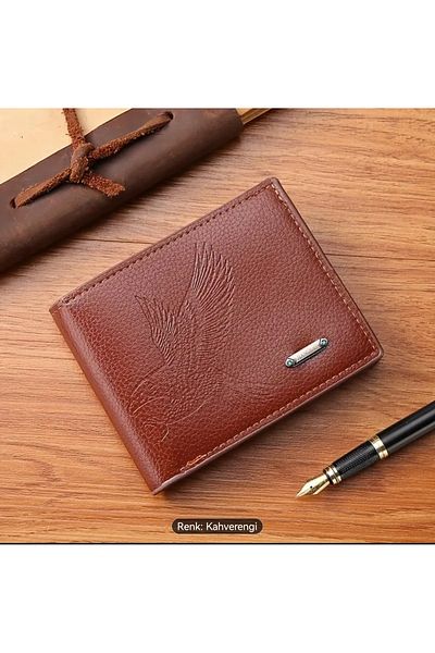 ORGANICYOU Ganzu New Men's Wallet with Multiple Card Slots Faux Leather