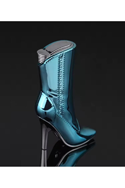 Genel Markalar Yeni Sıradışı Topuklu Çizme Görünümlü Kadınlara Özel Doldurulabilir Çakmak 4 Renk Seçeneği İle