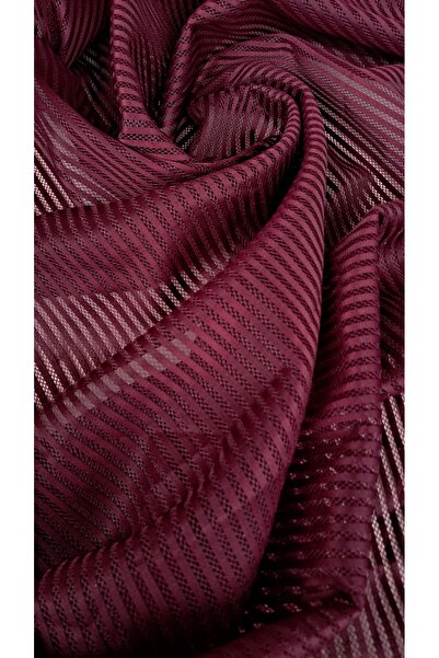 Butik File kumaş En 150 cm bordo