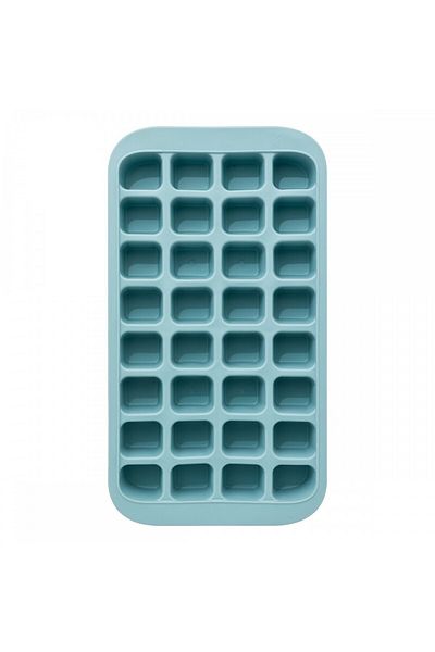 5 five simply smart Formă de gheață SG Sili albastră, 32 cuburi, silicon, 33,5 x 18,2 cm