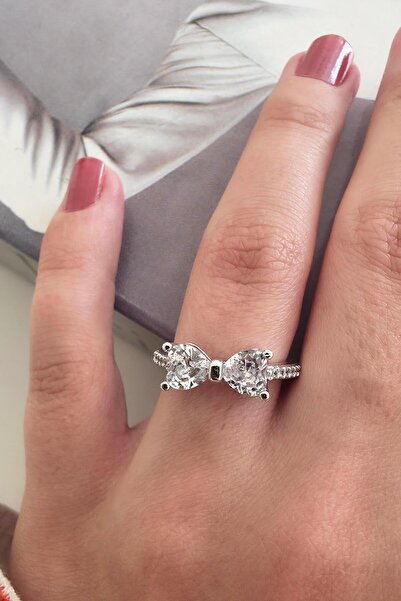 By Zeyna Aksesuar Women's Vip Series Baguette Zircon Stone Numberless Adjusta...