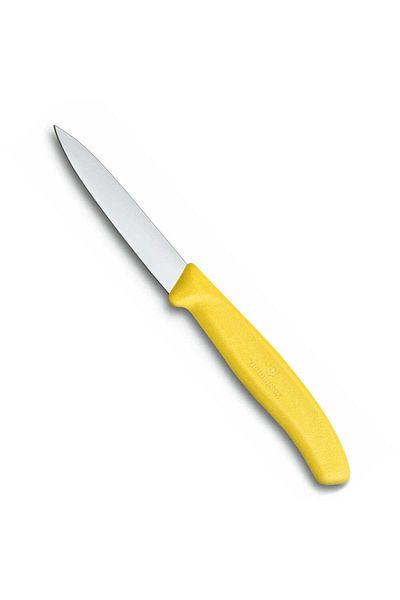 Victorinox Victorinox 6.7606.L118 Swiss Classic Paring 3¼" Straight Spear Point Blade 5/8" Width Yellow Handle