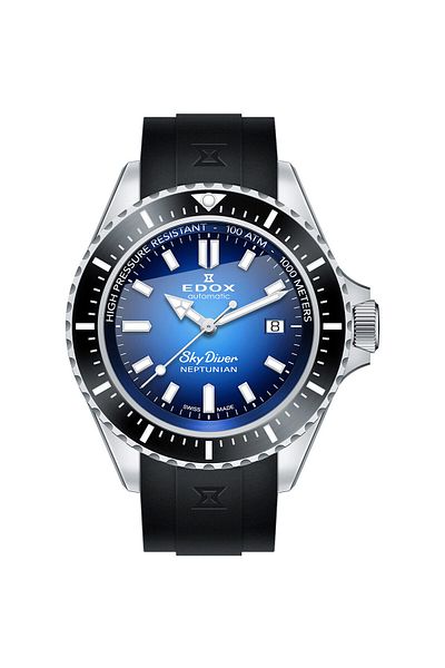 Edox Ceas bărbătesc Edox 80120-3NCA-BUIDN, Automat, 44mm, 100ATM