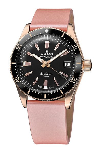 Edox Ceas de damă Edox 80131-37RNC-NI, Automat, 38mm, 30ATM