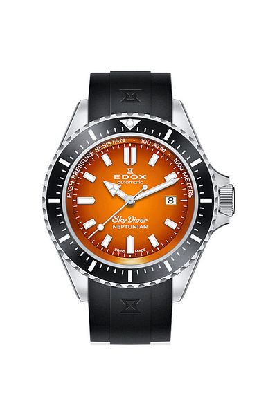 Edox Ανδρικό Ρολόι Edox 80120-3NCA-ODN, Αυτόματο, 44mm, 100ATM