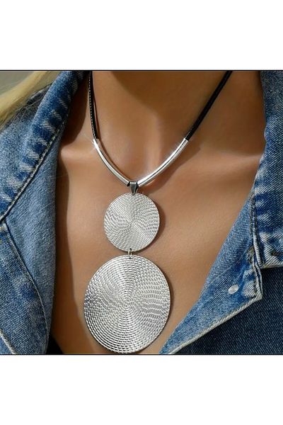 Sevilgülgünfinecrafts Circular Long Choker Necklace
