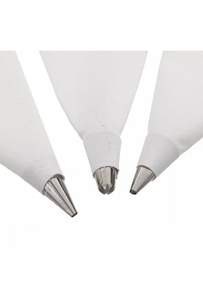 5 five simply smart Set de decorațiuni 5five, 3 pungi de nailon, 3 boluri din oțel inoxidabil