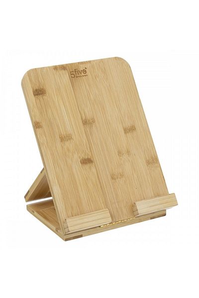 5 five simply smart IT-Log tablet support, bamboo, 20 x 17 x H 25 cm