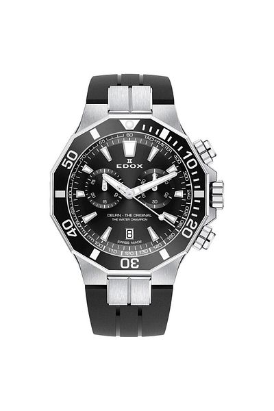 Edox Ανδρικό Ρολόι Edox 10112-3NCA-NIN, Quartz, 43mm, 20ATM