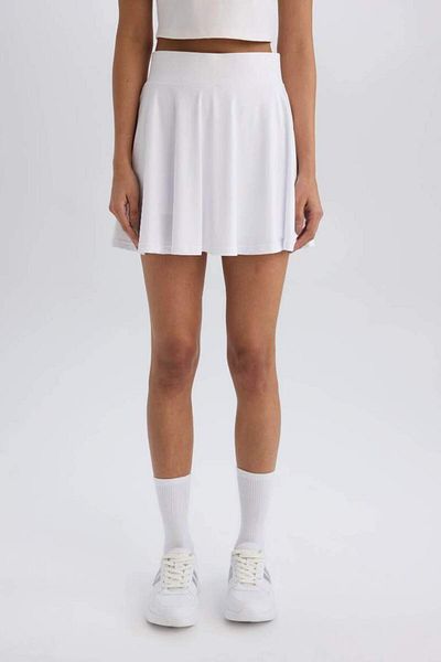 DeFacto Nou sezon DeFactoFit Sports Mini fustă de tenis cu colanți în interior