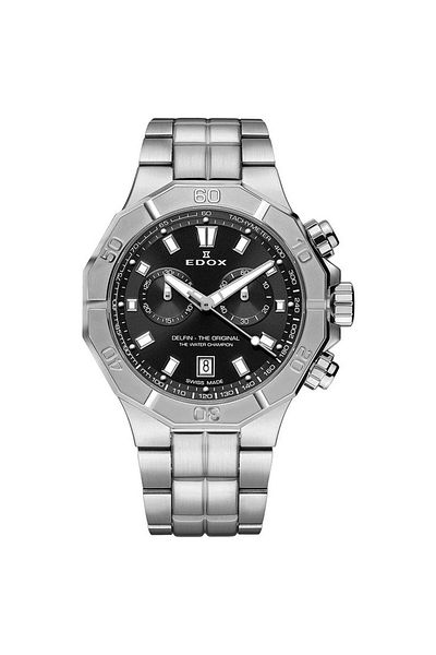 Edox Ανδρικό Ρολόι Edox 10113-3M-NIN, Quartz, 43mm, 20ATM