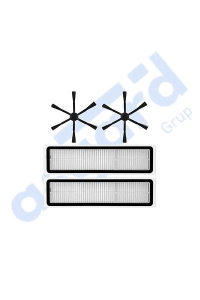 Asgard Grup Dreame D10S, D10S Pro, D9 Max Gen2 Compatible 2 Side Brushes 2 Filters