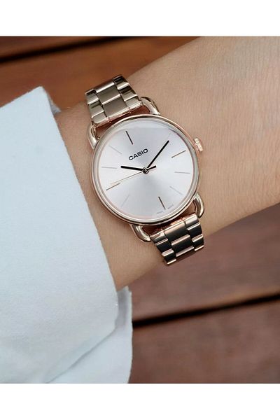 Casio Ladies watch, Casio, Collection LTP-E LTP-E412PG-4A