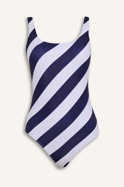 DeFacto New Season Regular Fit Striped Swimsuit-Fall in Love