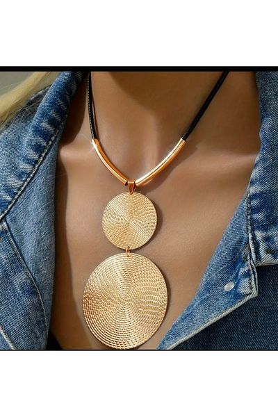 Sevilgülgünfinecrafts Circular Long Choker Necklace