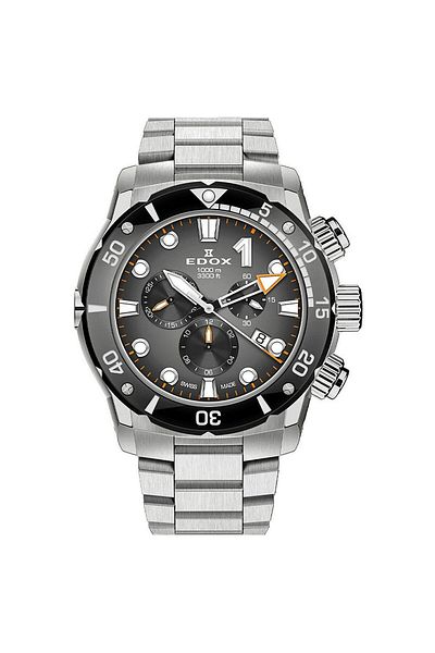 Edox Ανδρικό Ρολόι Edox 10242-TINM-GIDNO, Quartz, 45mm, 100ATM