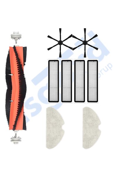 Asgard Grup Dreame D10S, D10S Pro, D9 Max Gen2 Compatible 1 Main Brush 2 Side Brushes 4 Filters 2 Mops