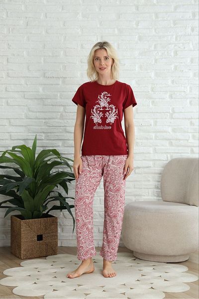 HUBEN Women's Cotton Pajama Set