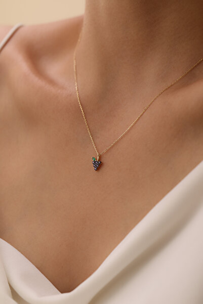 YAVUZ KUYUMCULUK 14 Ayar Altın Üzüm Kolye